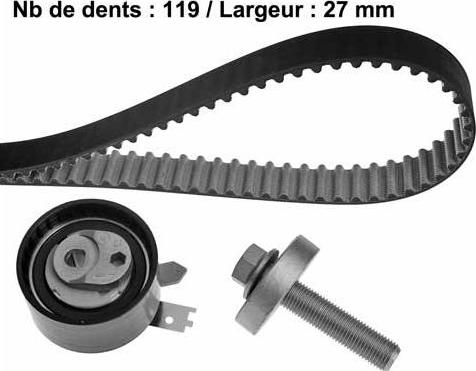 MGA X655H1 - Kit cinghie dentate autozon.pro