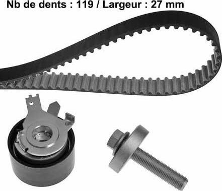 MGA X655H1 - Kit cinghie dentate autozon.pro