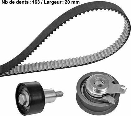 MGA X653H1 - Kit cinghie dentate autozon.pro