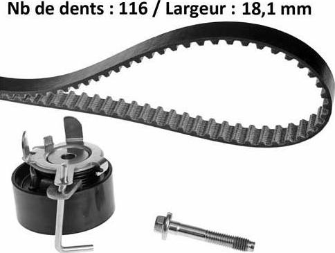 MGA X657H1 - Kit cinghie dentate autozon.pro