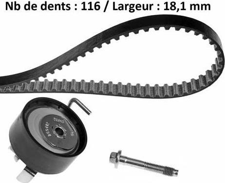 MGA X657H1 - Kit cinghie dentate autozon.pro