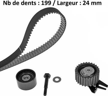 MGA X607H1 - Kit cinghie dentate autozon.pro