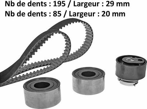 MGA X615H2 - Kit cinghie dentate autozon.pro