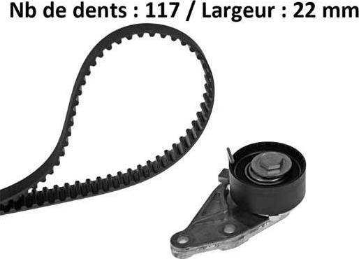 MGA X146H1 - Kit cinghie dentate autozon.pro