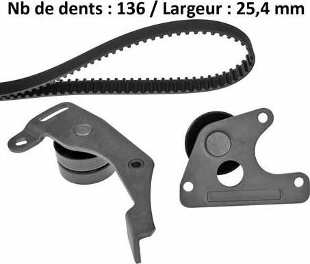 MGA X236H1 - Kit cinghie dentate autozon.pro