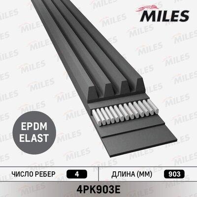 Miles 4PK903E - Cinghia Poly-V autozon.pro