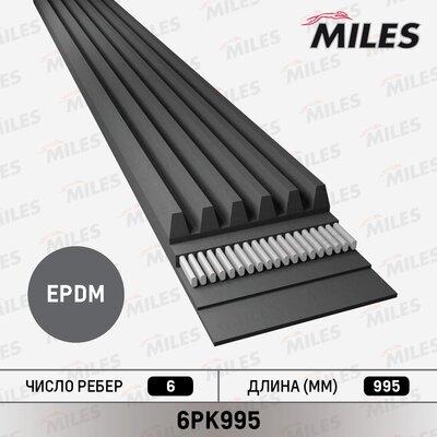 Miles 6PK995 - Cinghia Poly-V autozon.pro