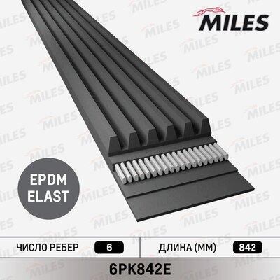 Miles 6PK842E - Cinghia Poly-V autozon.pro