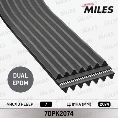 Miles 7DPK2074 - Cinghia Poly-V autozon.pro