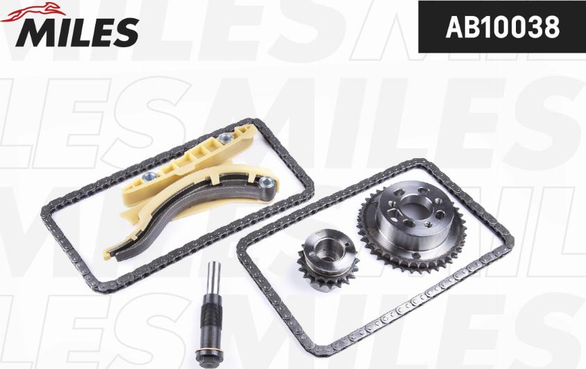 Miles AB10038 - Kit catena distribuzione autozon.pro