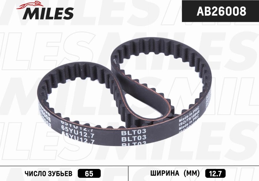 Miles AB26008 - Cinghia dentata autozon.pro