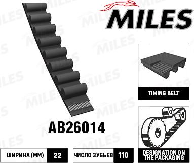 Miles AB26014 - Cinghia dentata autozon.pro