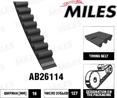 Miles AB26114 - Cinghia dentata autozon.pro