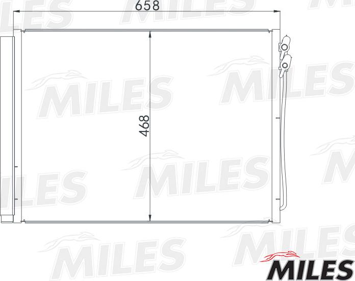 Miles ACCB060 - Condensatore, Climatizzatore autozon.pro