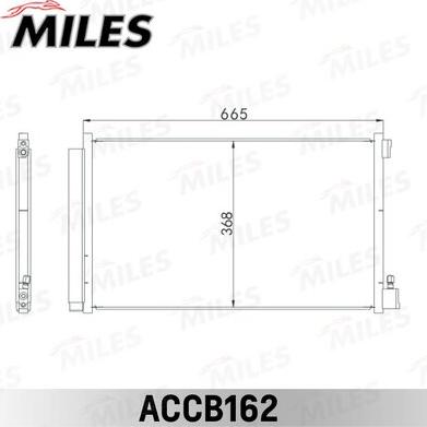 Miles ACCB162 - Condensatore, Climatizzatore autozon.pro