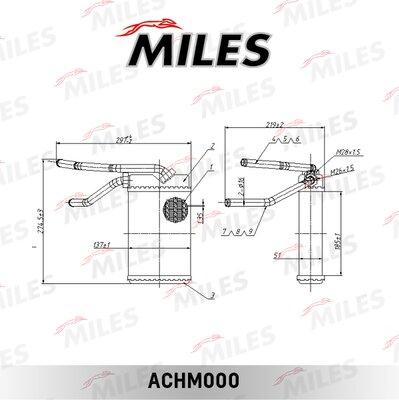 Miles ACHM000 - Scambiatore calore, Riscaldamento abitacolo autozon.pro