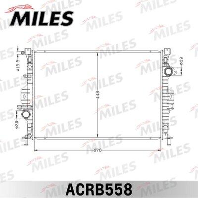 Miles ACRB558 - Radiatore, Raffreddamento motore autozon.pro