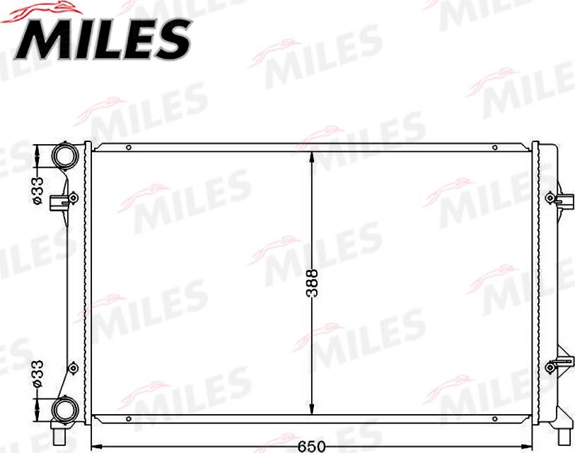 Miles ACRB017 - Radiatore, Raffreddamento motore autozon.pro