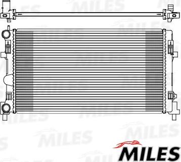 Miles ACRB075 - Radiatore, Raffreddamento motore autozon.pro