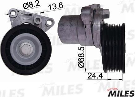 Miles AG00294 - Tendicinghia, Cinghia Poly-V autozon.pro