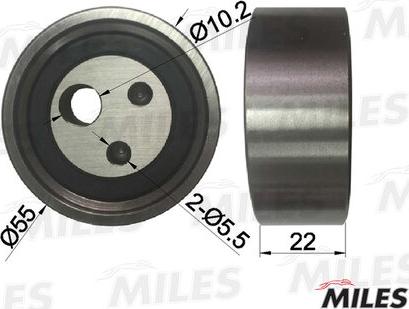 Miles AG02015 - Rullo tenditore, Cinghia dentata autozon.pro