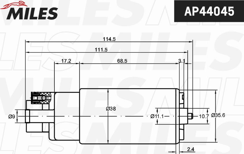 Miles AP44045 - Pompa carburante autozon.pro