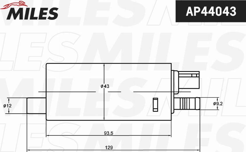 Miles AP44043 - Pompa carburante autozon.pro