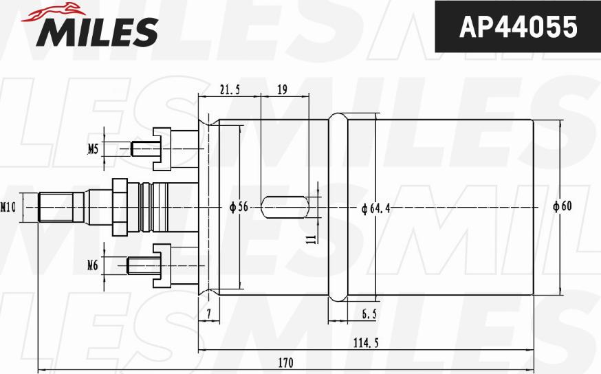 Miles AP44055 - Pompa carburante autozon.pro