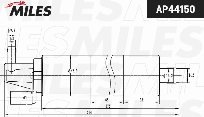 Miles AP44150 - Pompa carburante autozon.pro