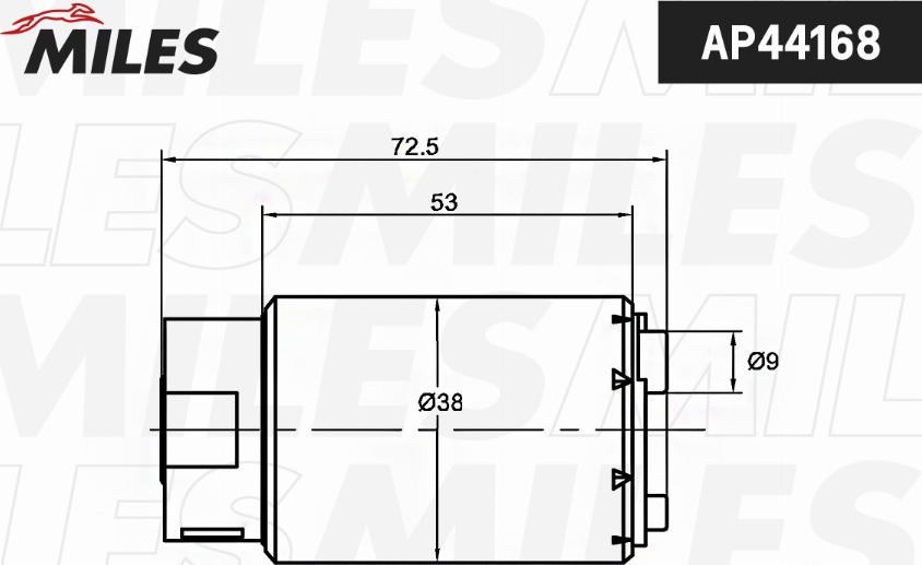 Miles AP44168 - Pompa carburante autozon.pro