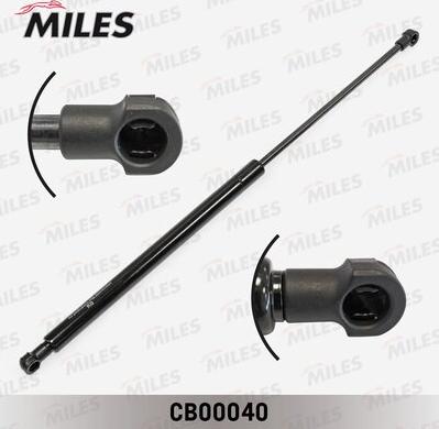 Miles CB00040 - Ammortizzatore pneumatico, Cofano motore autozon.pro