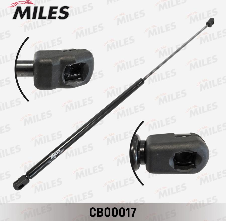 Miles CB00017 - Ammortizzatore pneumatico, Cofano motore autozon.pro