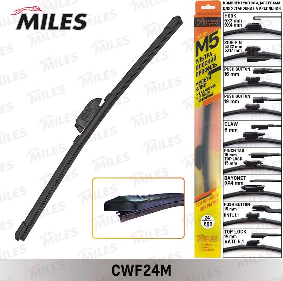 Miles CWF24M - Spazzola tergi autozon.pro