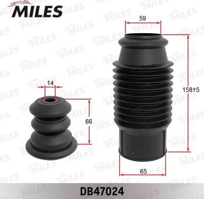 Miles DB47024 - Kit parapolvere, Ammortizzatore autozon.pro