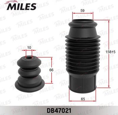 Miles DB47021 - Kit parapolvere, Ammortizzatore autozon.pro