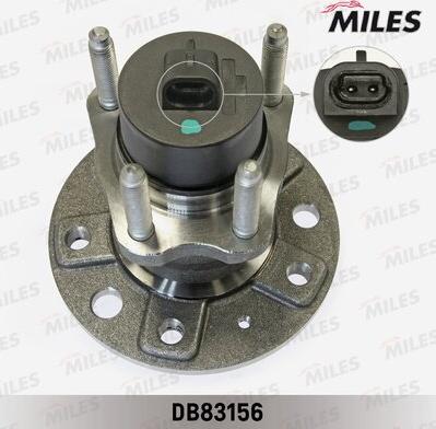 Miles DB83156 - Kit cuscinetto ruota autozon.pro