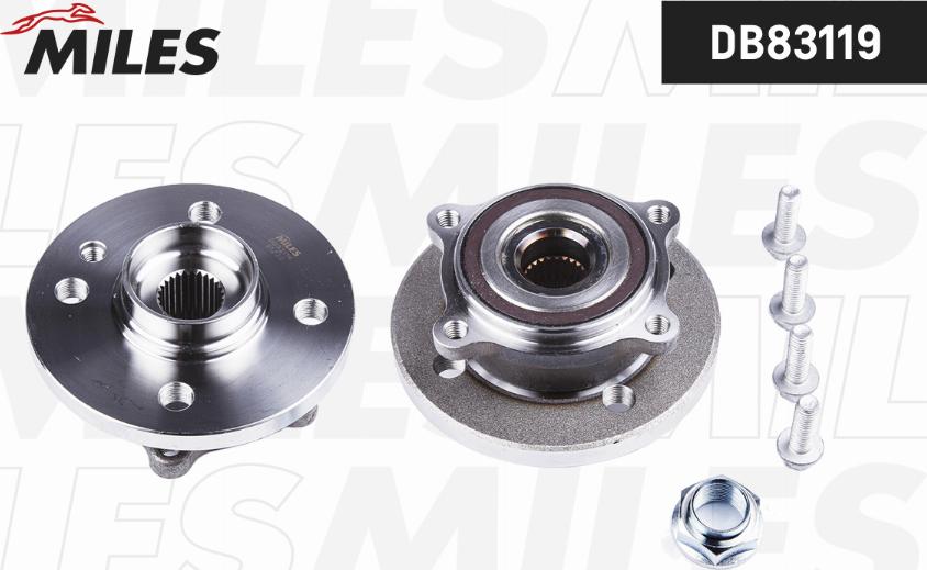 Miles DB83119 - Kit cuscinetto ruota autozon.pro