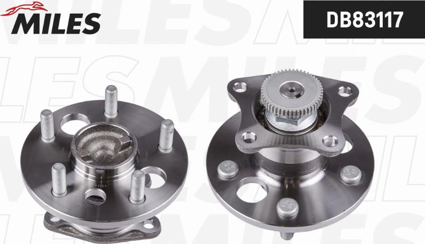 Miles DB83117 - Kit cuscinetto ruota autozon.pro