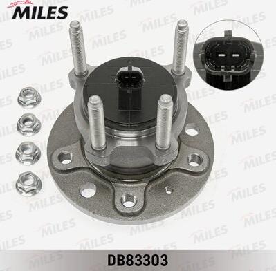 Miles DB83303 - Kit cuscinetto ruota autozon.pro