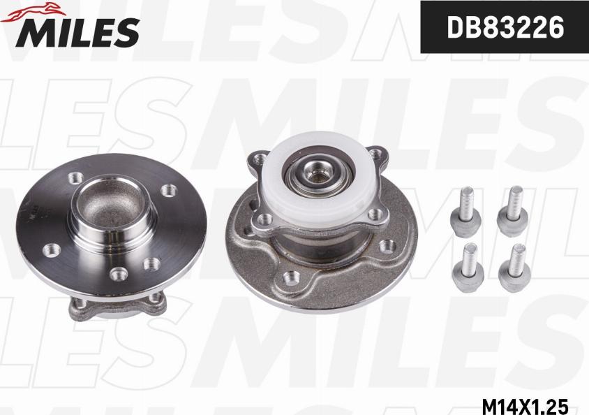 Miles DB83226 - Kit cuscinetto ruota autozon.pro