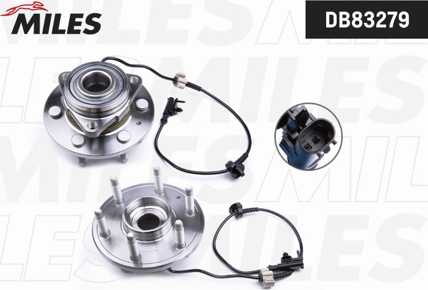 Miles DB83279 - Kit cuscinetto ruota autozon.pro