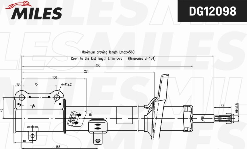 Miles DG12098 - Ammortizzatore autozon.pro