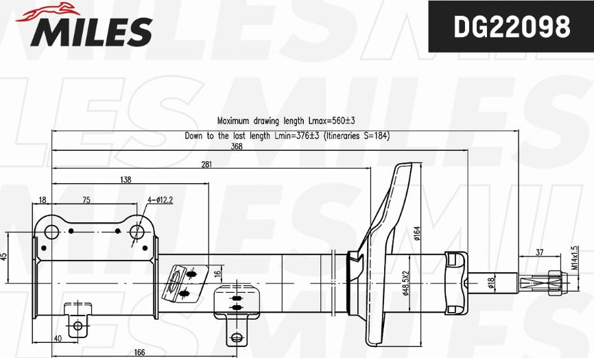 Miles DG22098 - Ammortizzatore autozon.pro