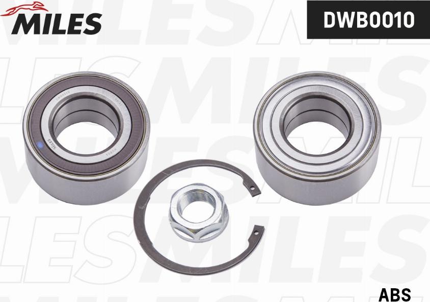 Miles DWB0010 - Kit cuscinetto ruota autozon.pro