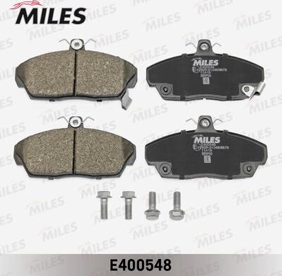 Miles E400548 - Kit pastiglie freno, Freno a disco autozon.pro