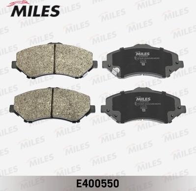 Miles E400550 - Kit pastiglie freno, Freno a disco autozon.pro