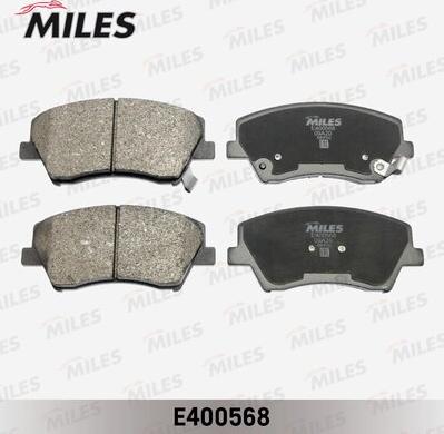 Miles E400568 - Kit pastiglie freno, Freno a disco autozon.pro