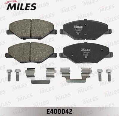 Miles E400042 - Kit pastiglie freno, Freno a disco autozon.pro