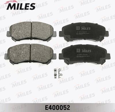 Miles E400052 - Kit pastiglie freno, Freno a disco autozon.pro