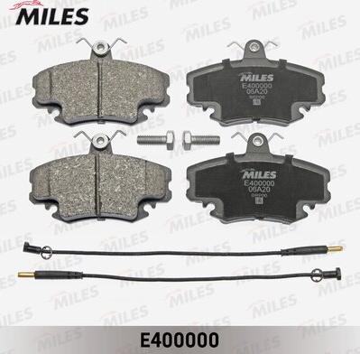 Miles E400000 - Kit pastiglie freno, Freno a disco autozon.pro